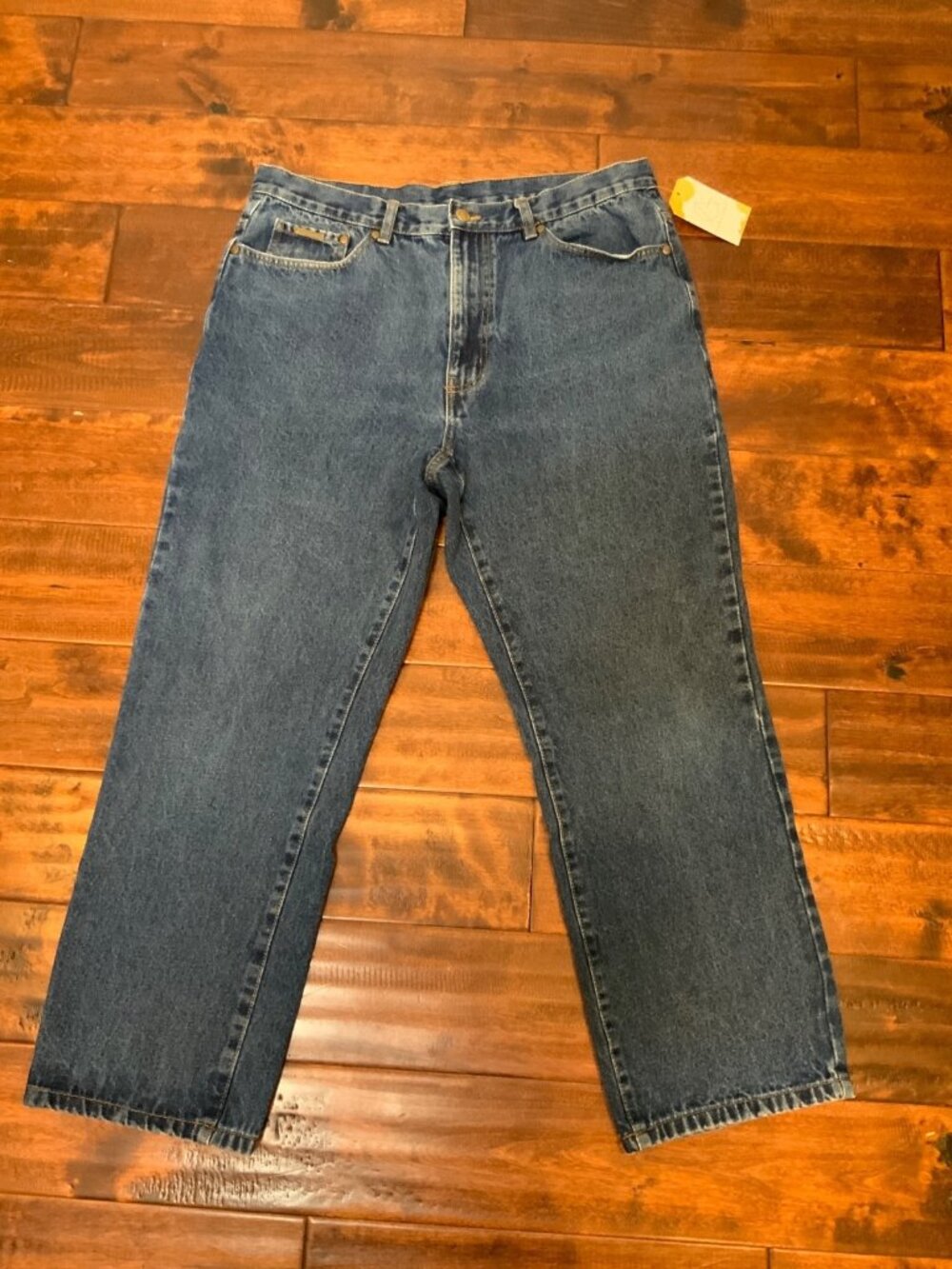 Peter Christian Blue Medium Wash Denim Straight Leg Jeans, Size 38